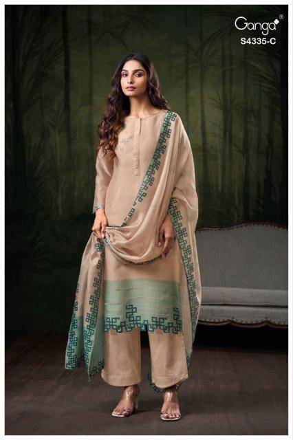 Ganga braina 4335 Best Wholesale Dress materials delaer in india